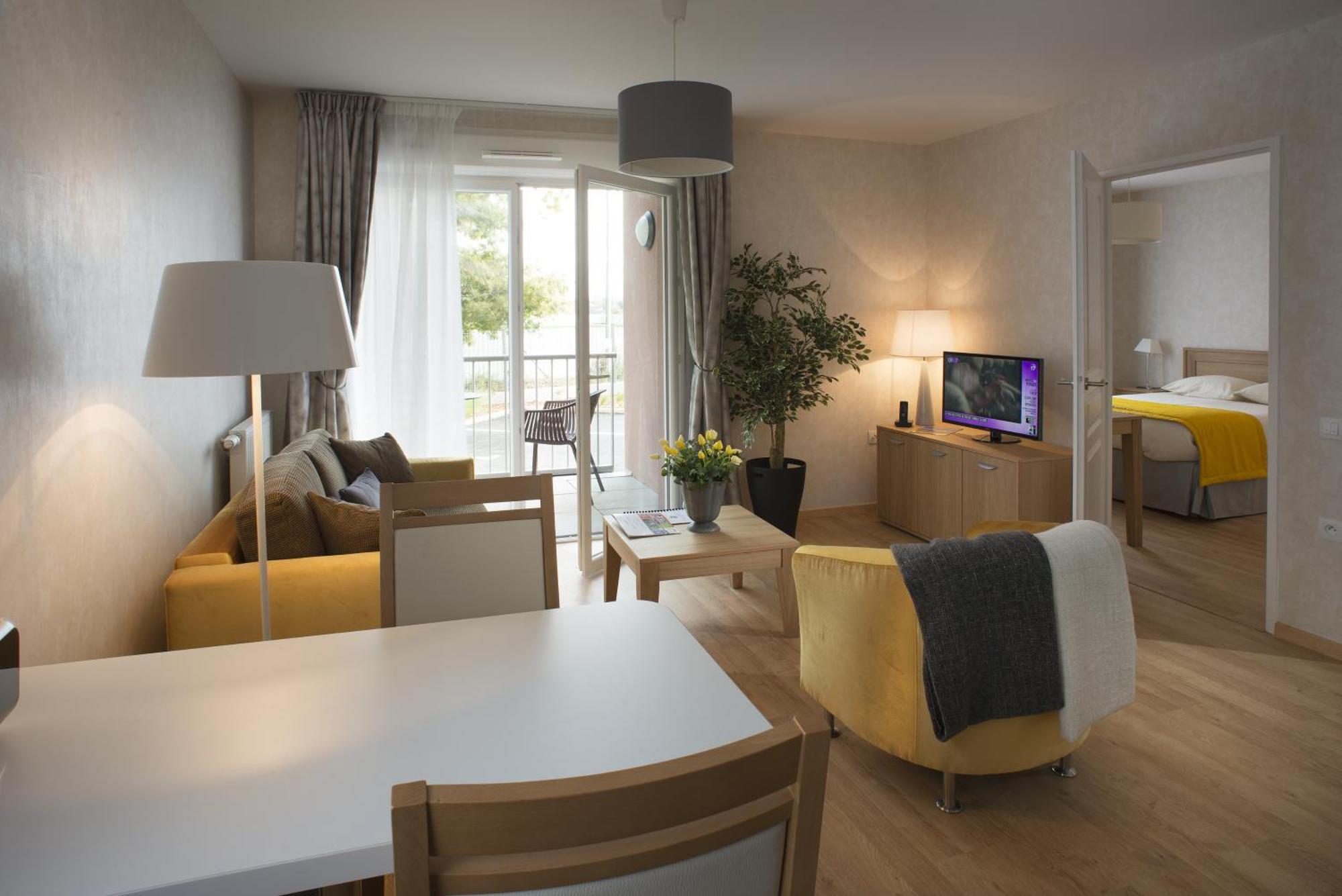 ロモランタン Domitys Le Jardin Des Trois Roisアパートホテル 部屋 写真